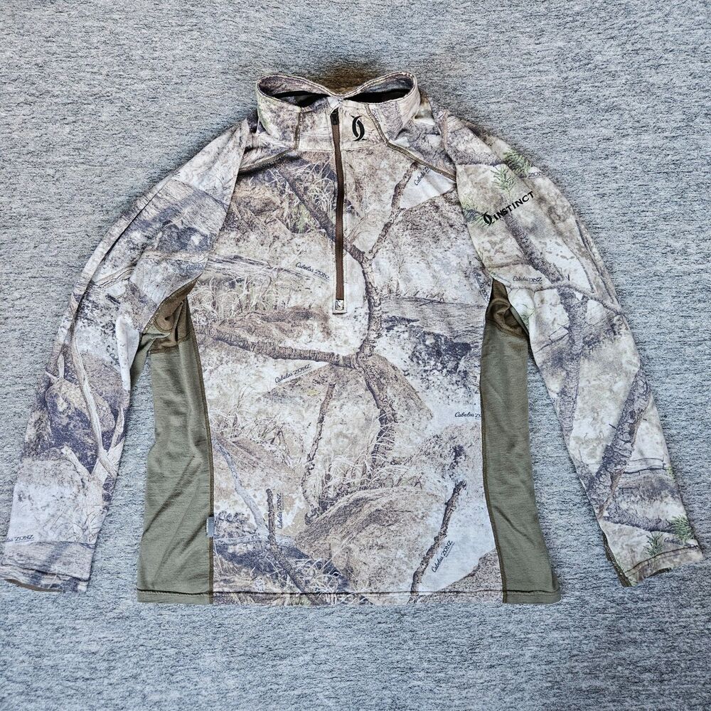 Cabela's Men's 2XL Instinct ICEBREAKER Backcountry Merino Wool Hunting Pullover